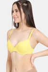 Rosaline Wired Medium Coverage Push-Up Bra - Aspen Gold — thumbnail 3